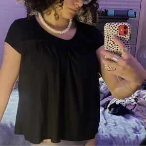 black shirt w detail